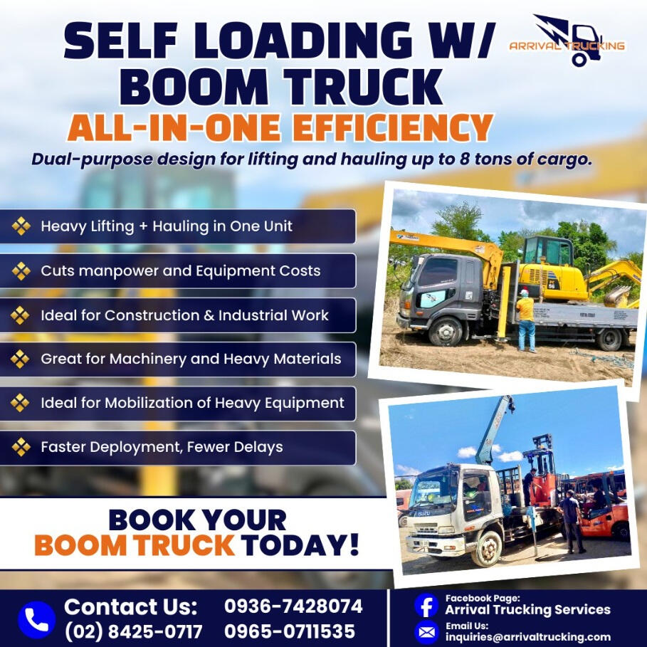 Boom Truck w/ Self Loading